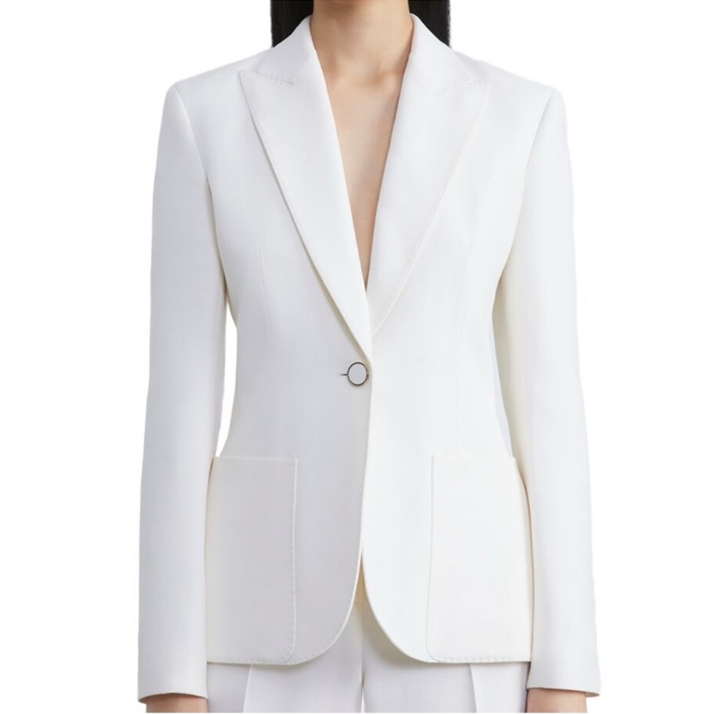 LAFAYETTE 148 NEW YORK Wool & Silk Crepe Single Button Blazer,
$598 / $1698